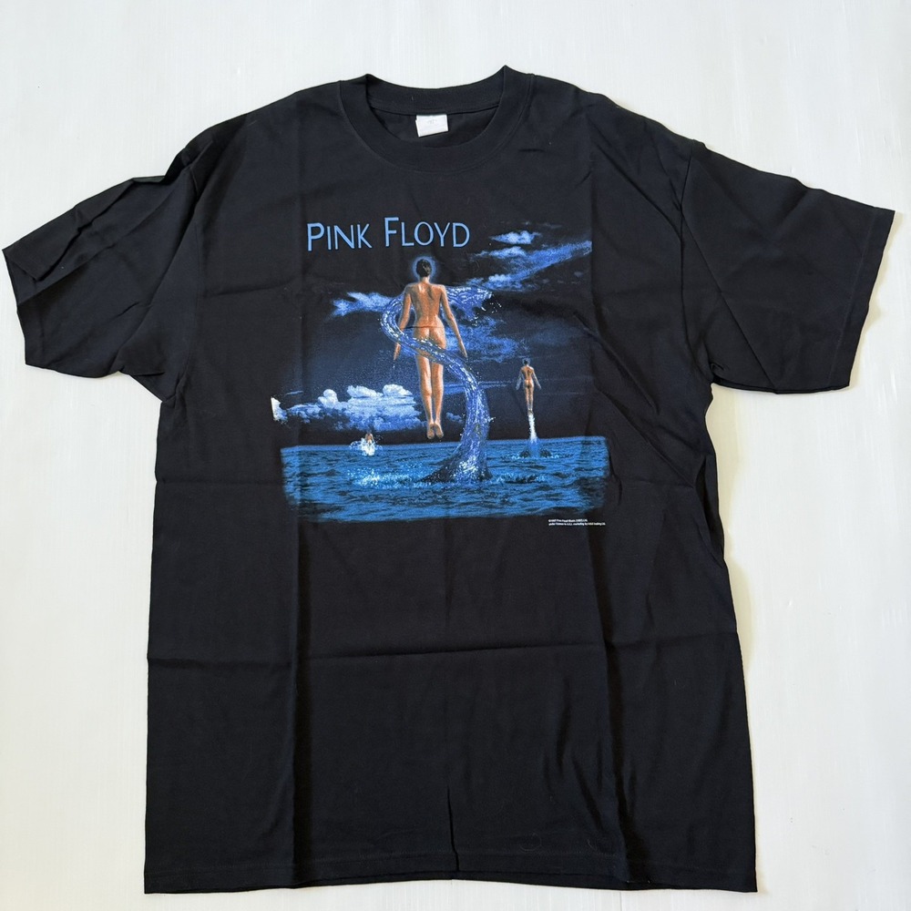 Vintage 1997 Pink Floyd Shine On You Crazy Diamond Black Band Shirt 90s anvil XL